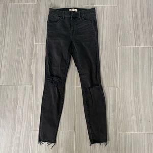 Madewell 9in high rise skinny jeans